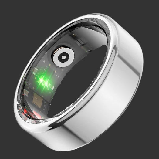 -R02 Smart Ring with Charging Case for Men Women, Battery Life, 39 Days, Health Monitor, 5ATM Waterproof, Multi-Sport Mode